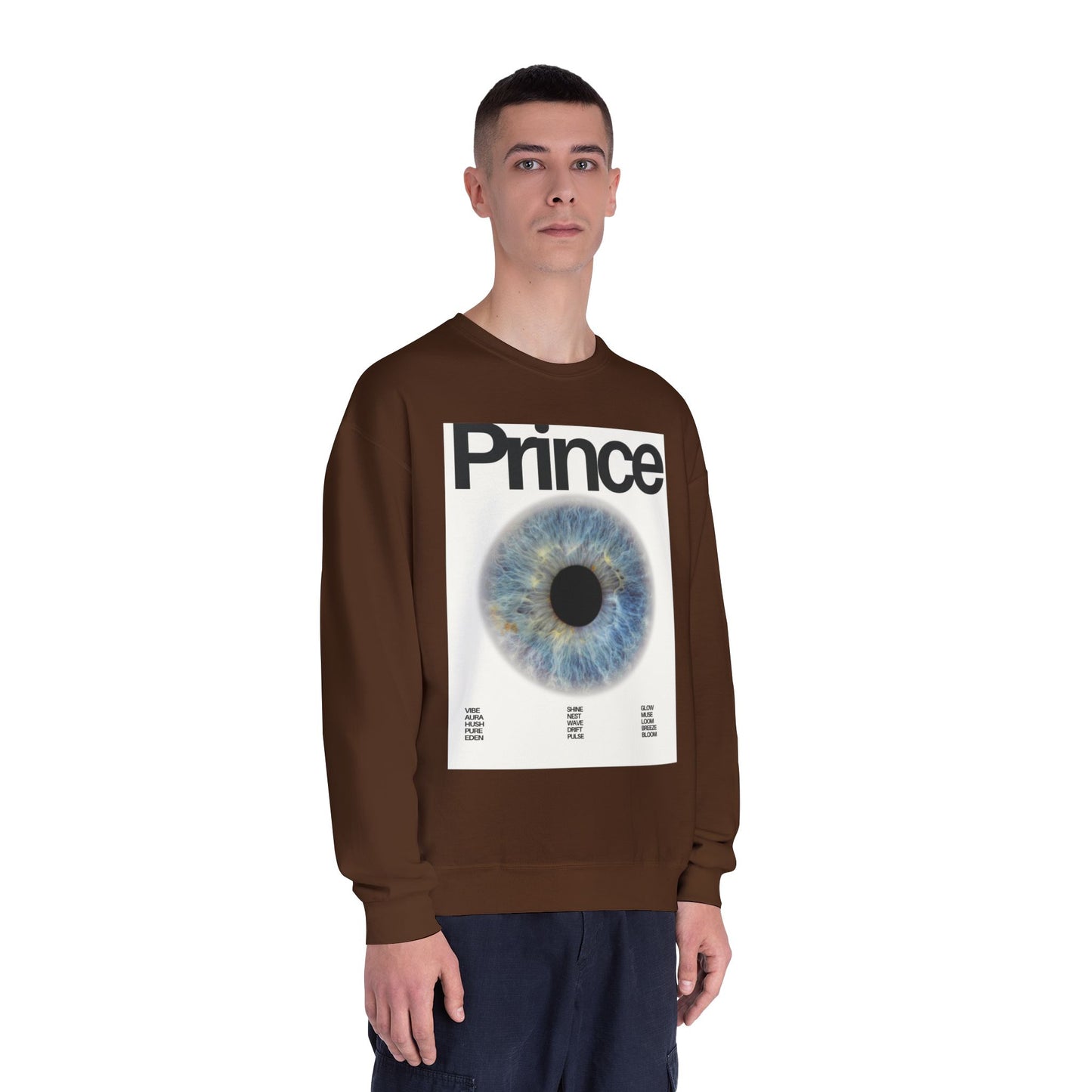 Prince Eye Graphic Unisex Crewneck Sweatshirt | Cozy Fashion for Music Lovers