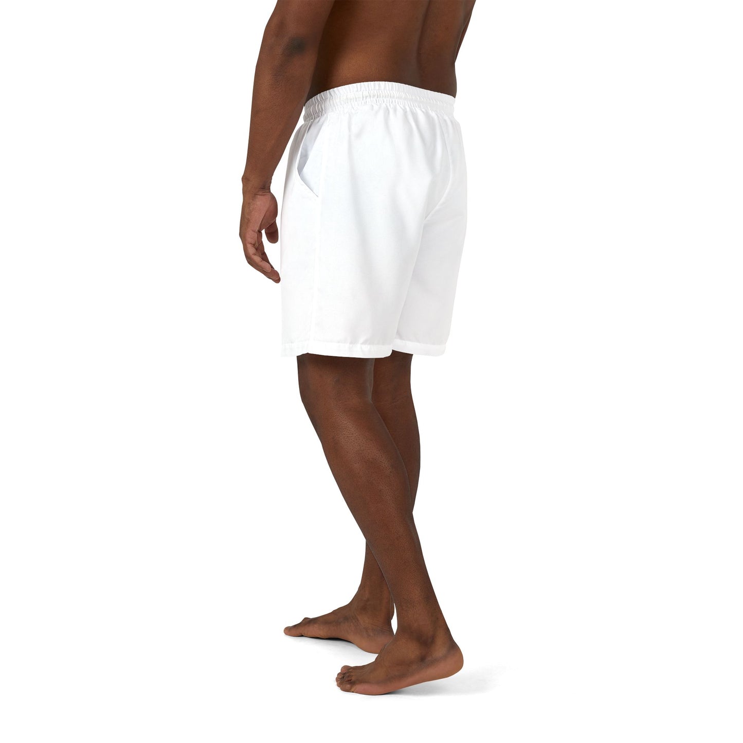 Men's Prince Black Swim Shorts - Stylish Beachwear for Summer Fun