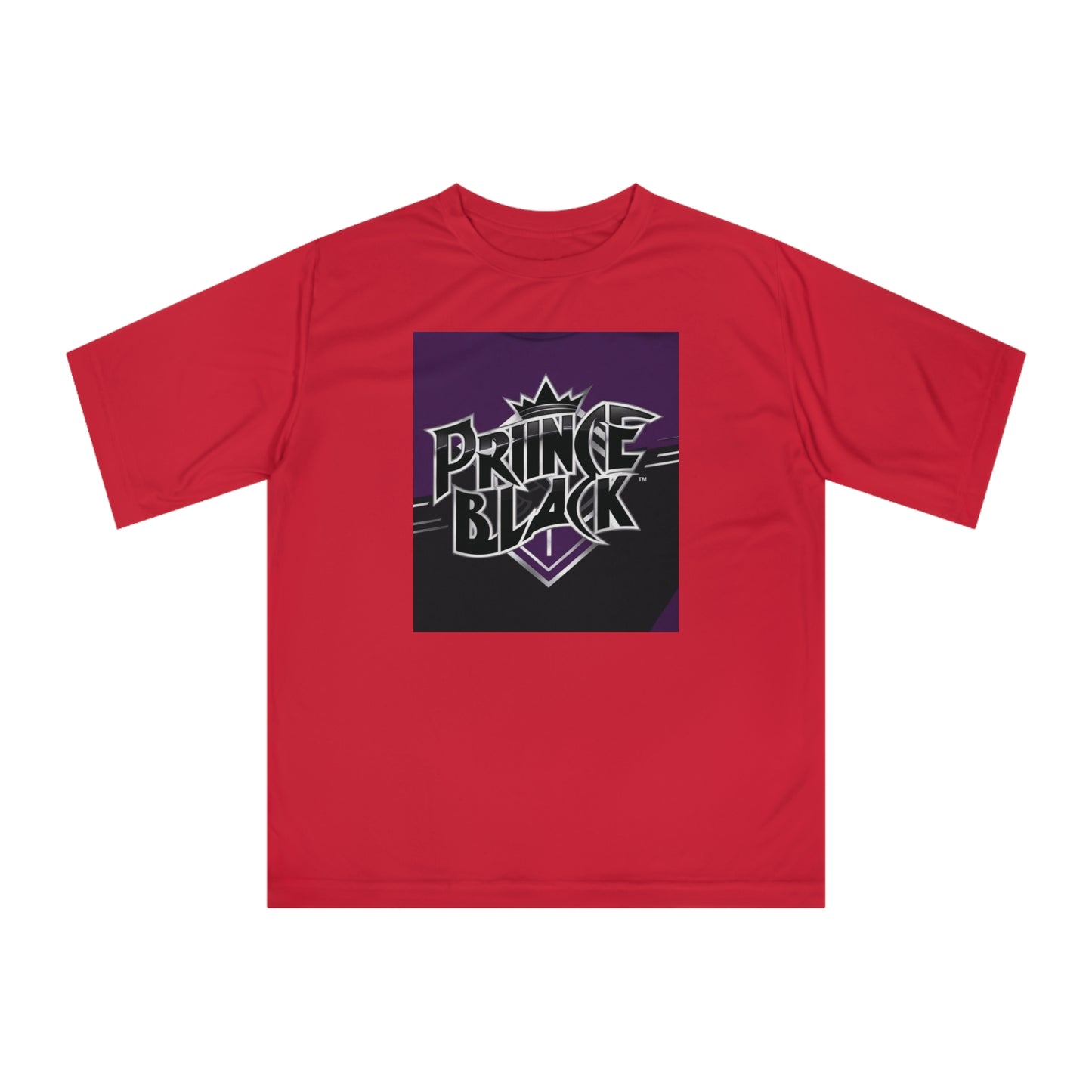Unisex Zone Performance T-Shirt - Prince Black Graphic Tee for Sports & Casual Wear