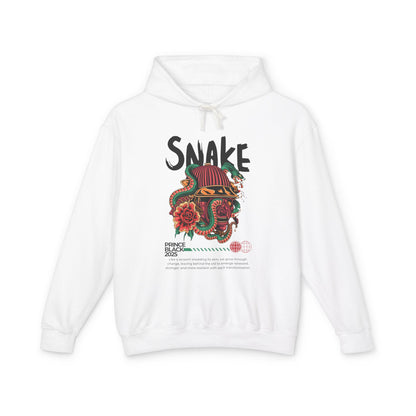 Lightweight Hooded Sweatshirt - 'Prince Black' Graphic Design 