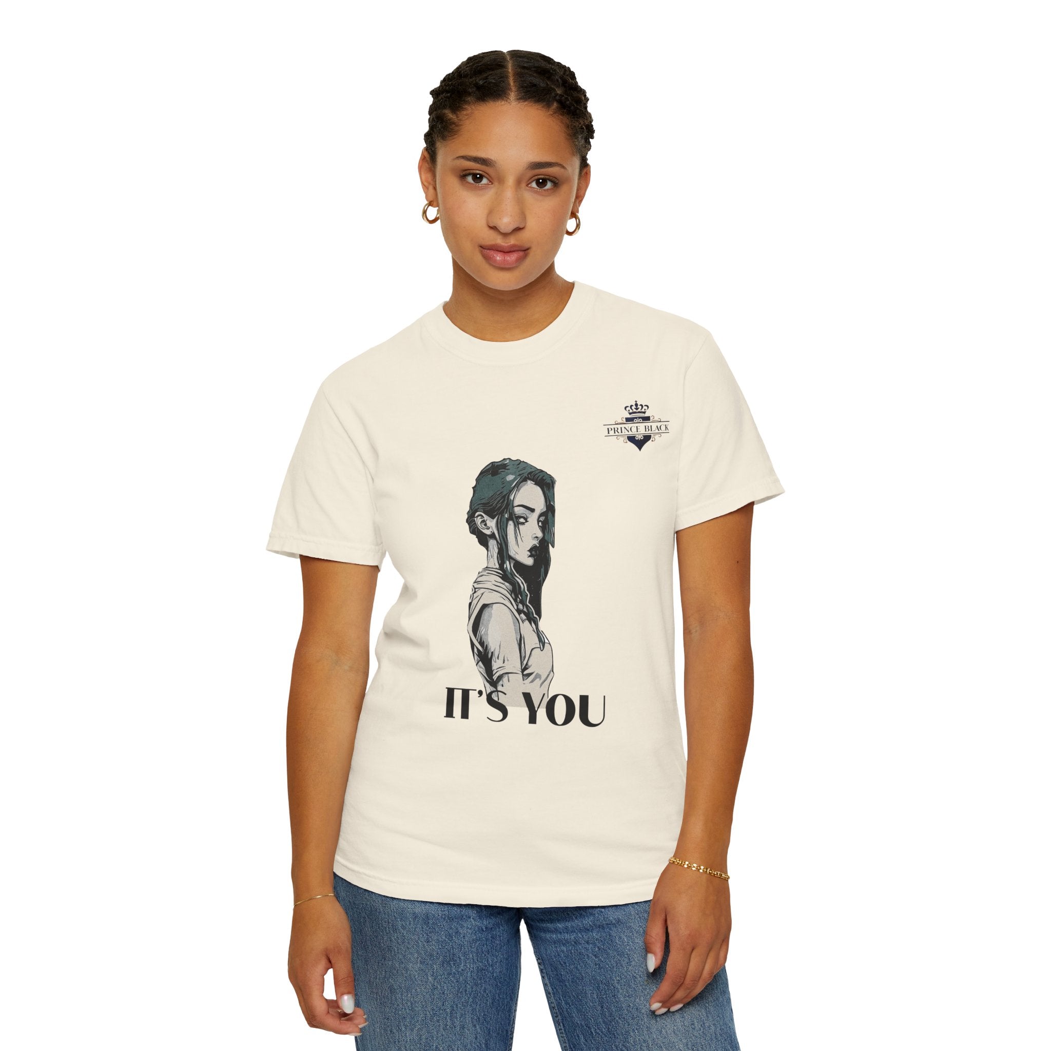 Unisex Garment-Dyed T-Shirt - 'It's You' Graphic Tee for Casual Wear