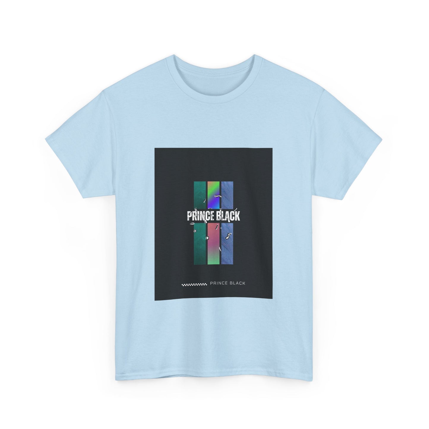 Heavy Cotton Tee - Vibrant 'PRINCE BLACK' Graphic Tee for Music Lovers