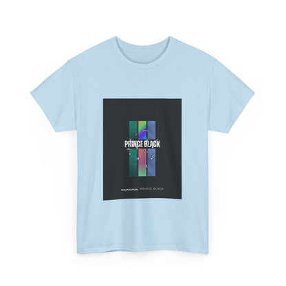 Heavy Cotton Tee - Vibrant 'PRINCE BLACK' Graphic Tee for Music Lovers