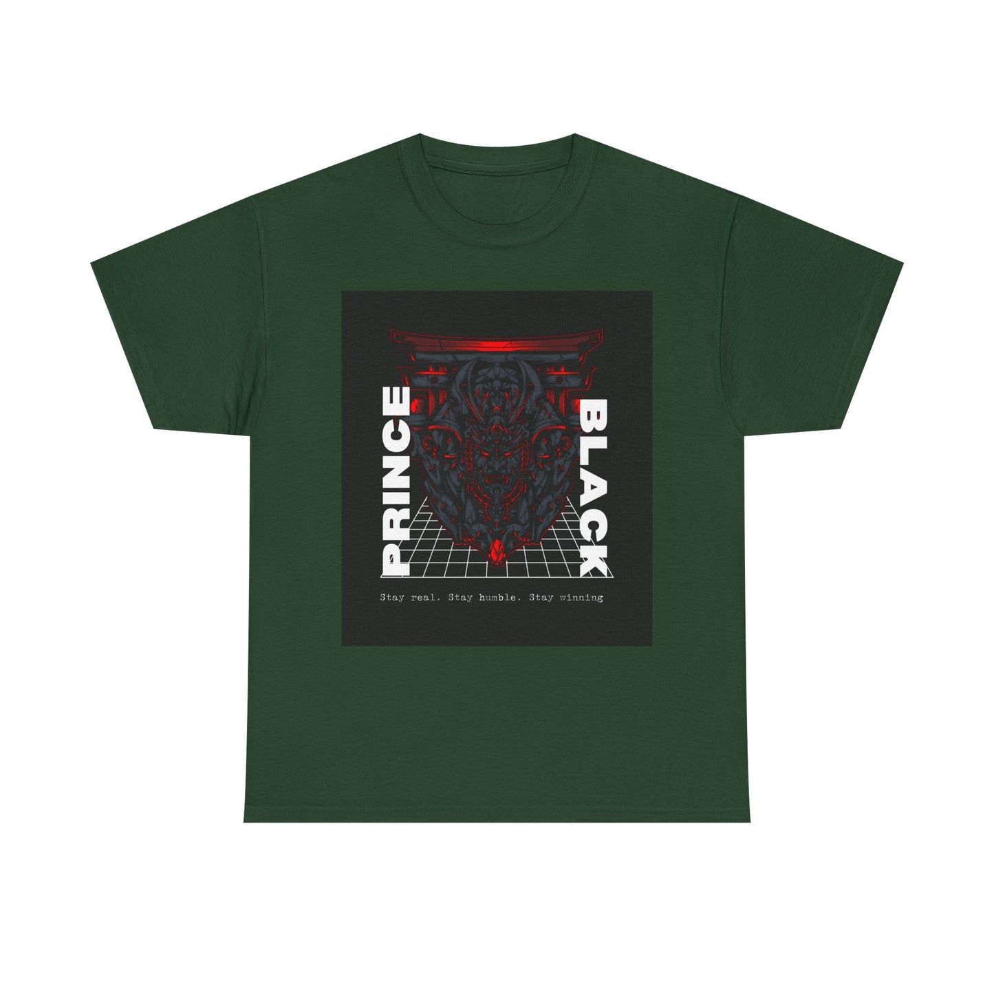Heavy Cotton Tee - Stay Real Stay Humble Graphic Shirt