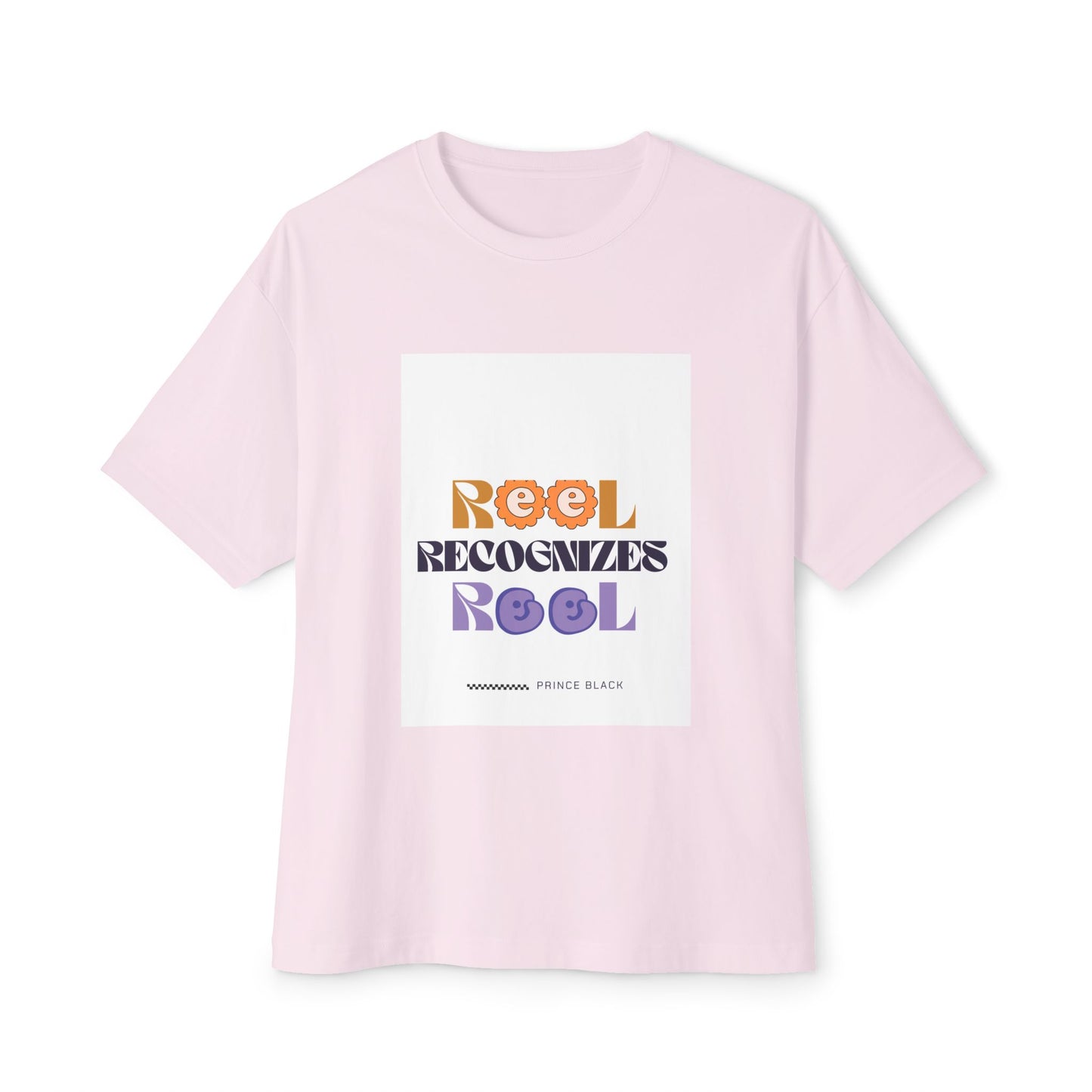 Reel Recognizes Relaxed Unisex Oversized Tee - Perfect for Casual Style and Everyday Comfort