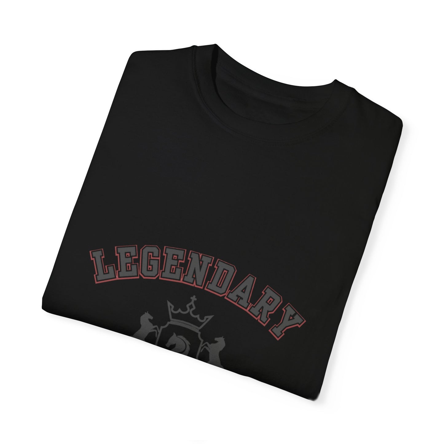 Legendary Prince Black Unisex Garment-Dyed T-Shirt
