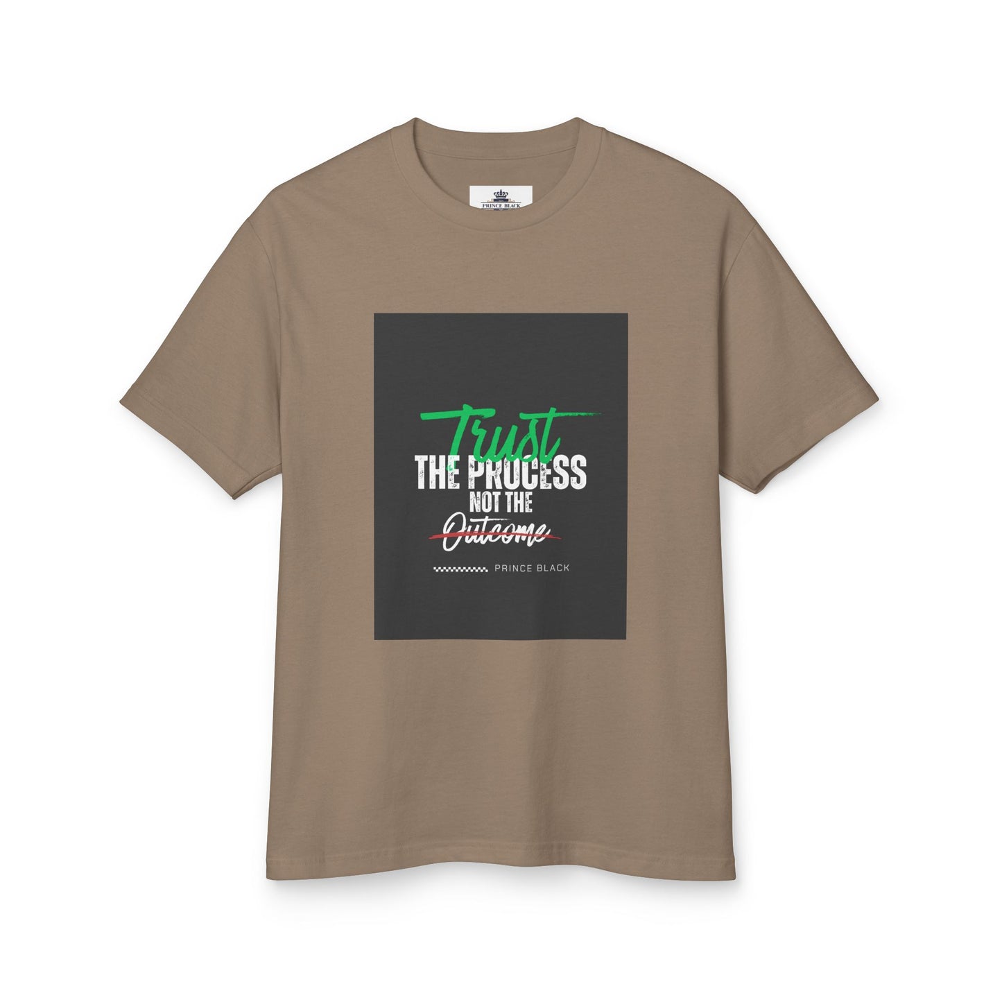 Motivational Unisex Heavyweight Cotton Tee - 'Trust the Process' & 'Sunshine Mixed' Design