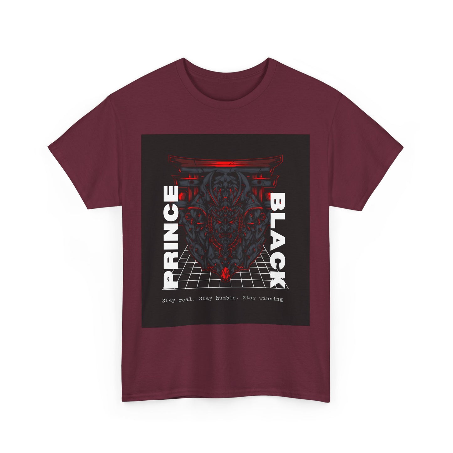Heavy Cotton Tee - Stay Real Stay Humble Graphic Shirt