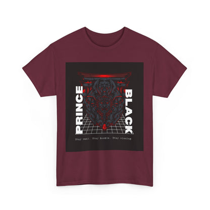 Heavy Cotton Tee - Stay Real Stay Humble Graphic Shirt