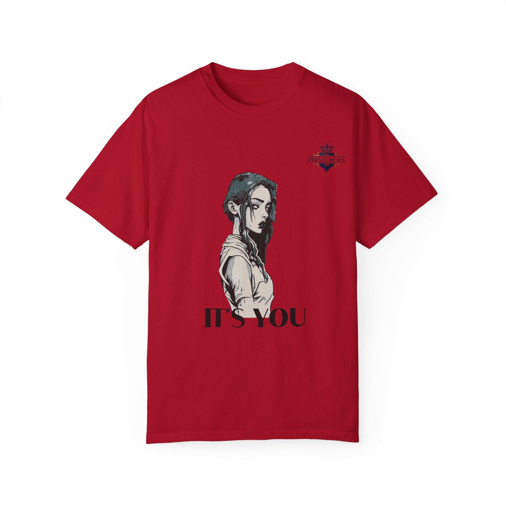 Unisex Garment-Dyed T-Shirt - 'It's You' Graphic Tee for Casual Wear