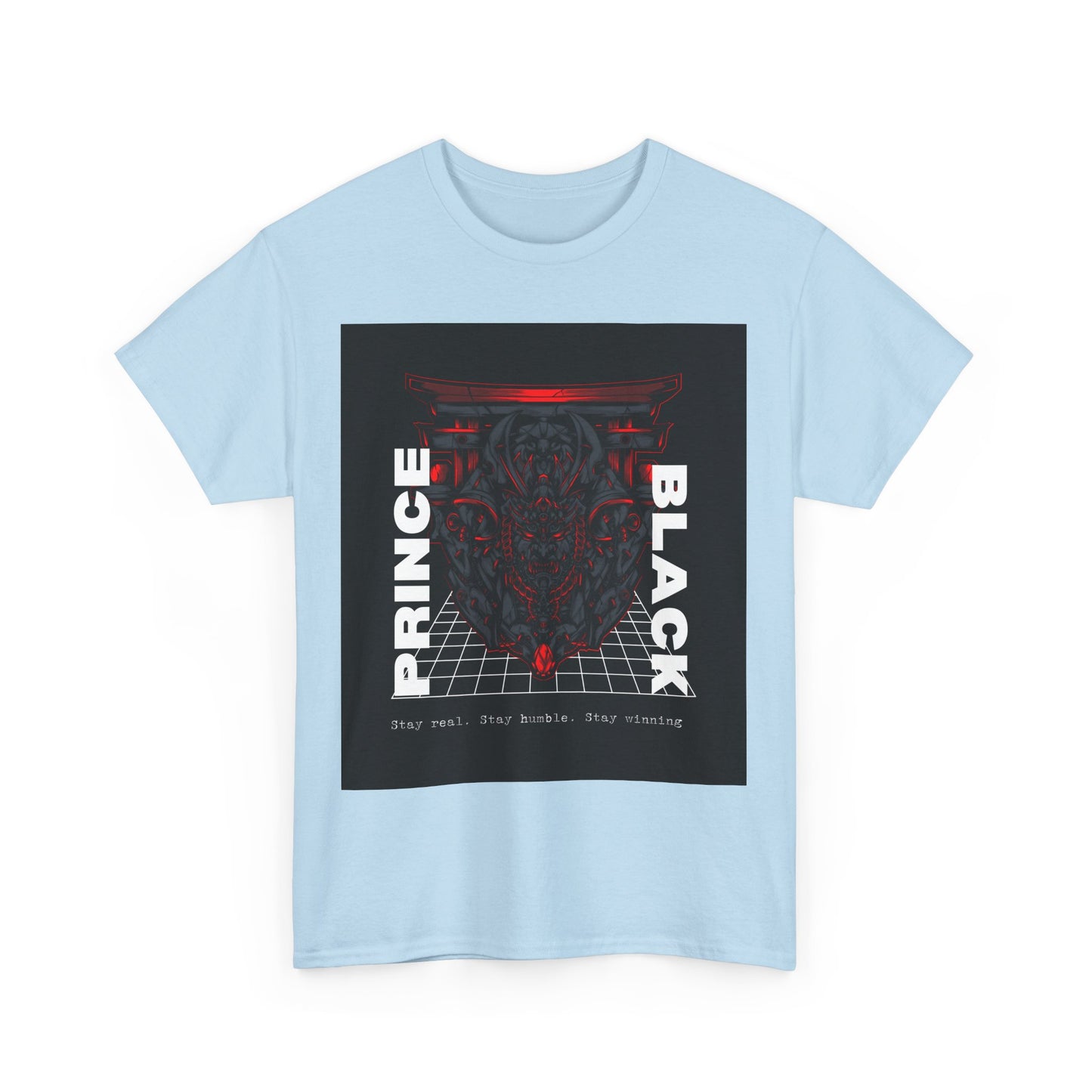 Heavy Cotton Tee - Stay Real Stay Humble Graphic Shirt