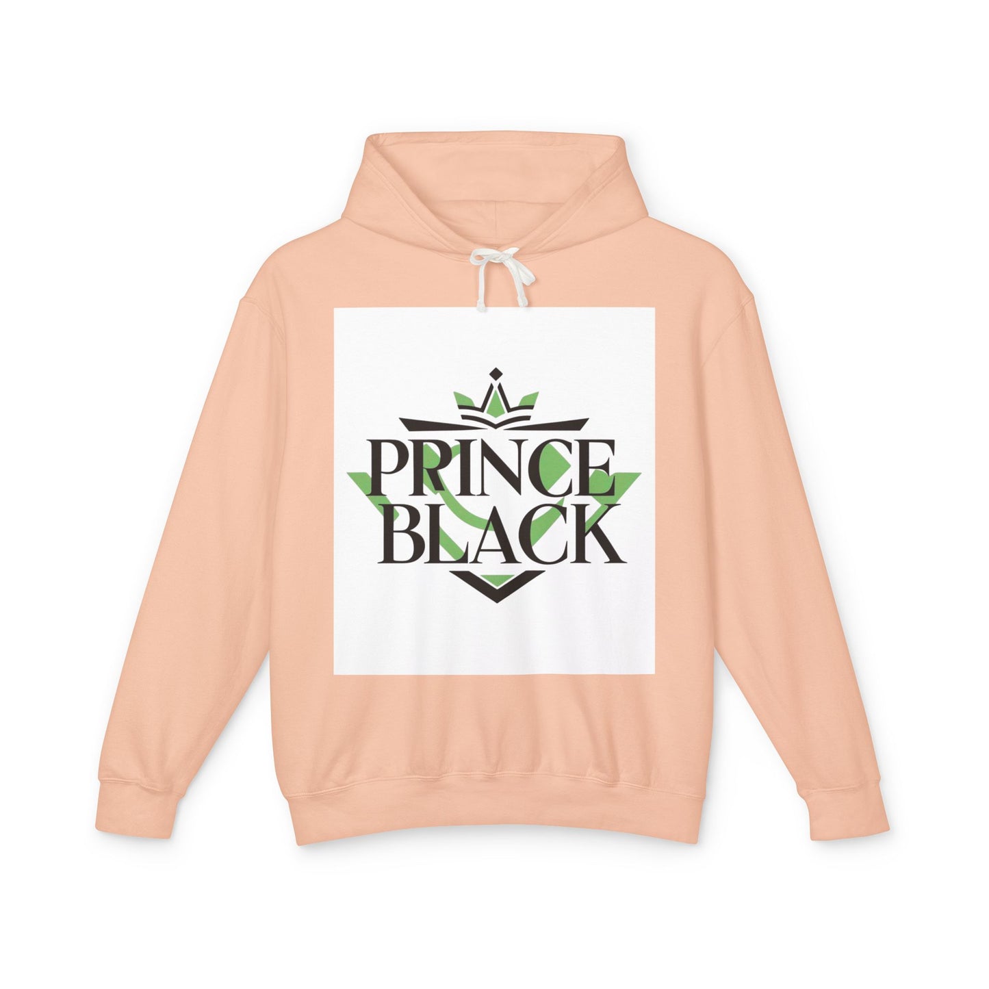 Lightweight Hooded Sweatshirt - 'Prince Black' Graphic Design