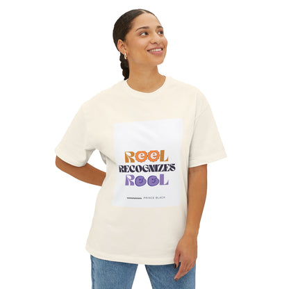 Reel Recognizes Relaxed Unisex Oversized Tee - Perfect for Casual Style and Everyday Comfort