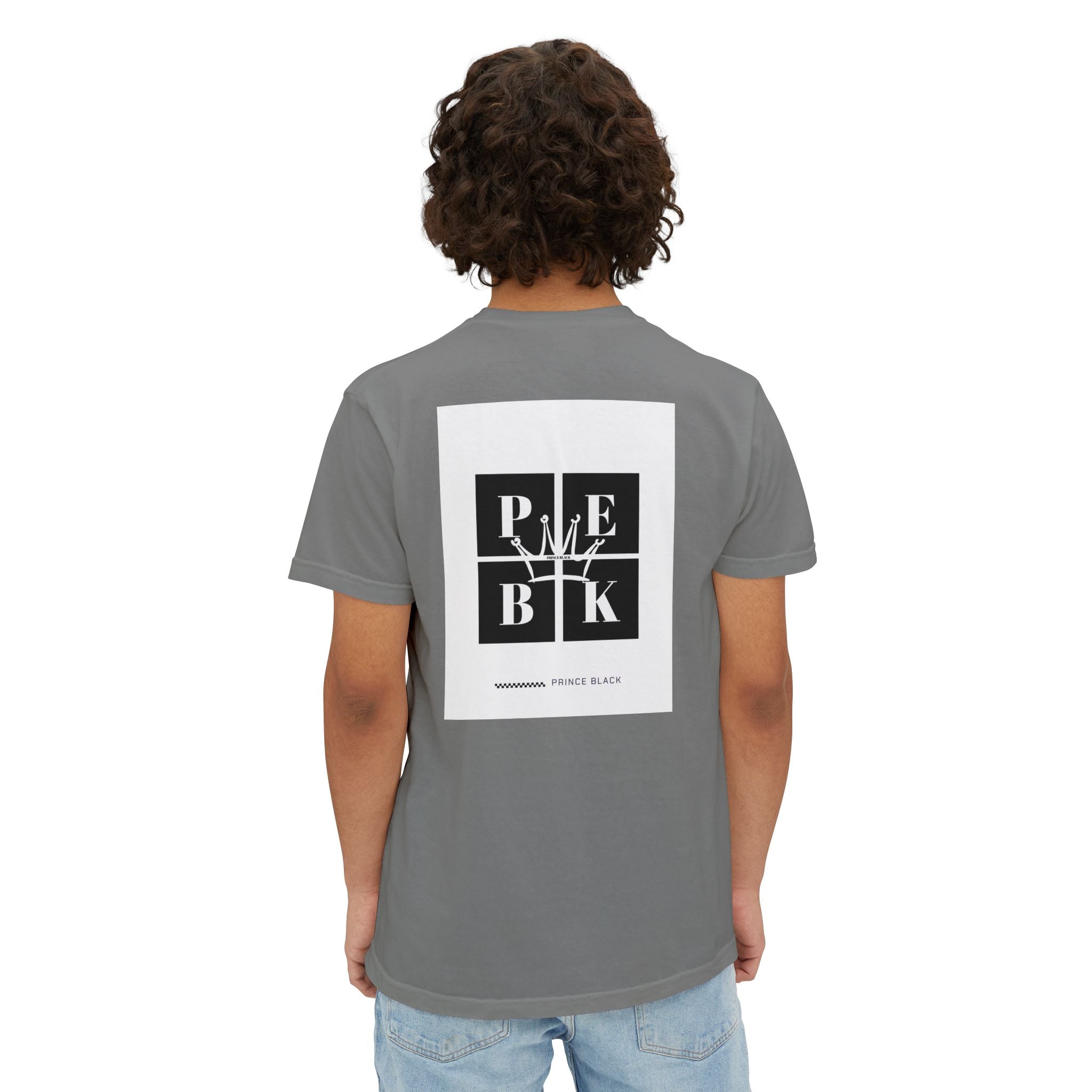 Unisex Garment-Dyed Pocket T-Shirt | Casual Everyday Wear with Masculine Royalty Design