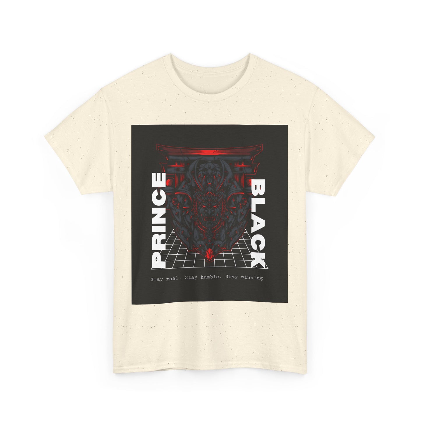 Heavy Cotton Tee - Stay Real Stay Humble Graphic Shirt