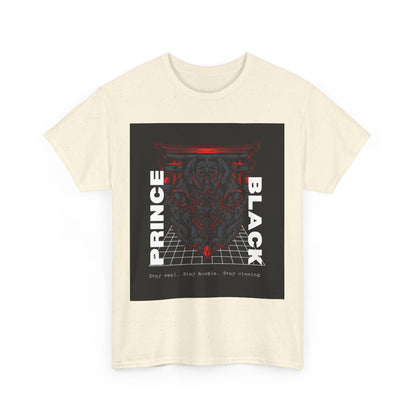 Heavy Cotton Tee - Stay Real Stay Humble Graphic Shirt