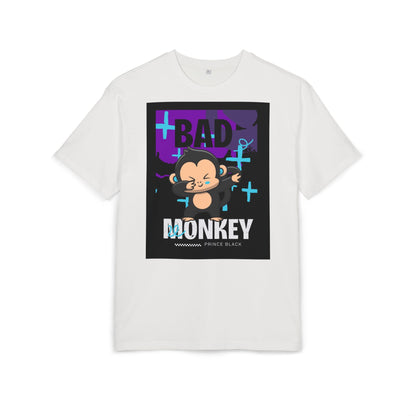 Bad Monkey Graphic Unisex Oversize Tee - Fun & Comfy Streetwear for Casual Vibes