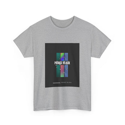 Heavy Cotton Tee - Vibrant 'PRINCE BLACK' Graphic Tee for Music Lovers