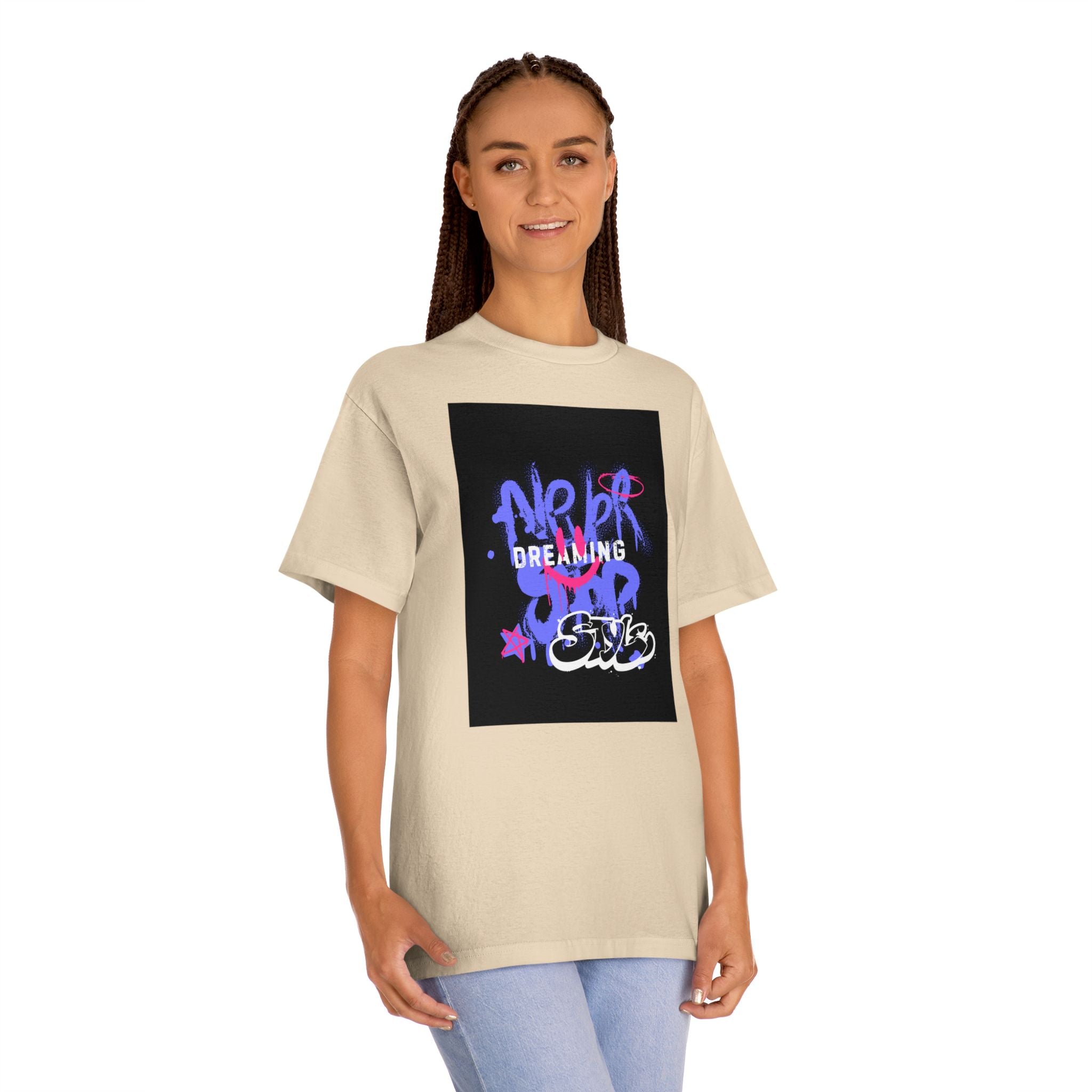 Unisex Classic Tee - 'Never Stop Dreaming' Graphic T-Shirt for Inspirational Style