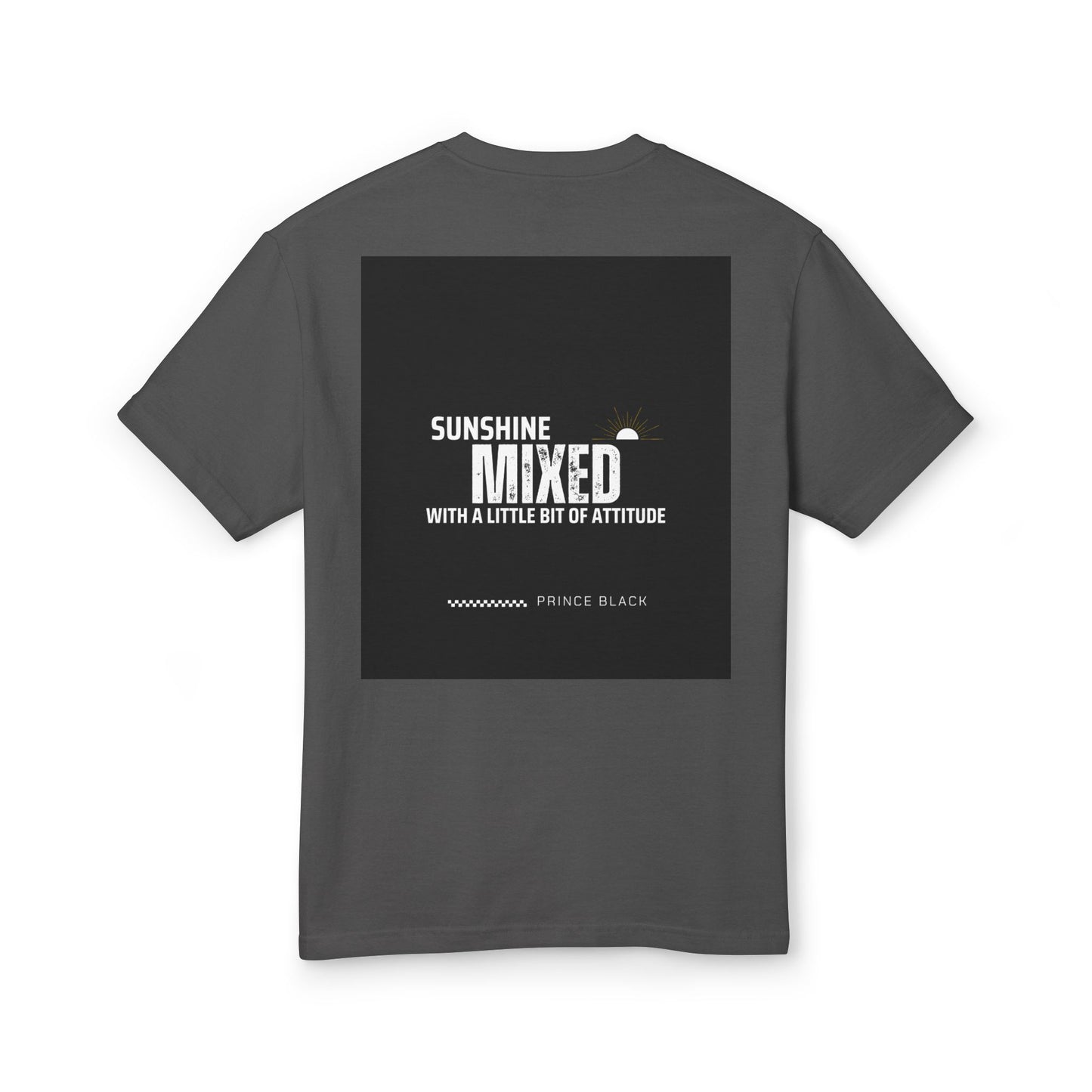 Motivational Unisex Heavyweight Cotton Tee - 'Trust the Process' & 'Sunshine Mixed' Design