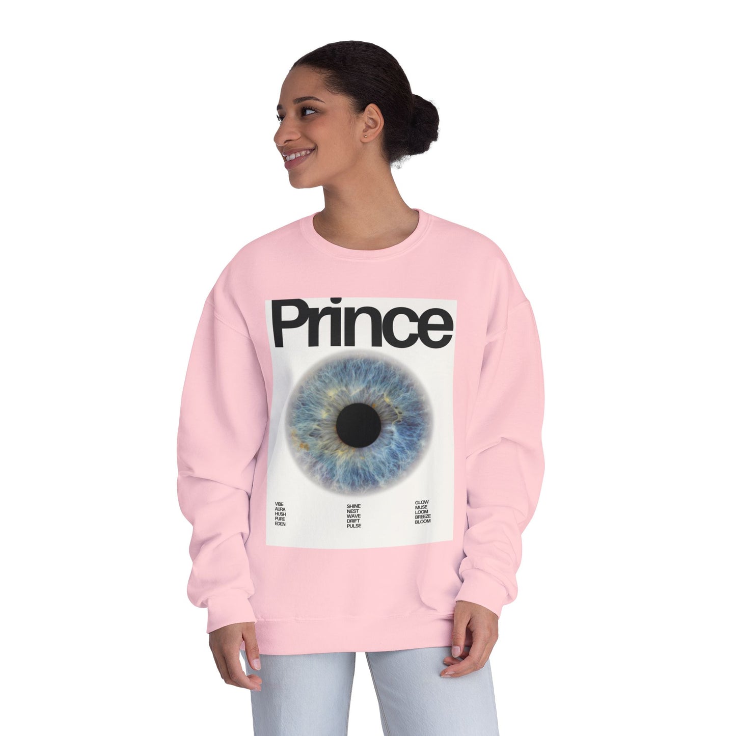 Prince Eye Graphic Unisex Crewneck Sweatshirt | Cozy Fashion for Music Lovers