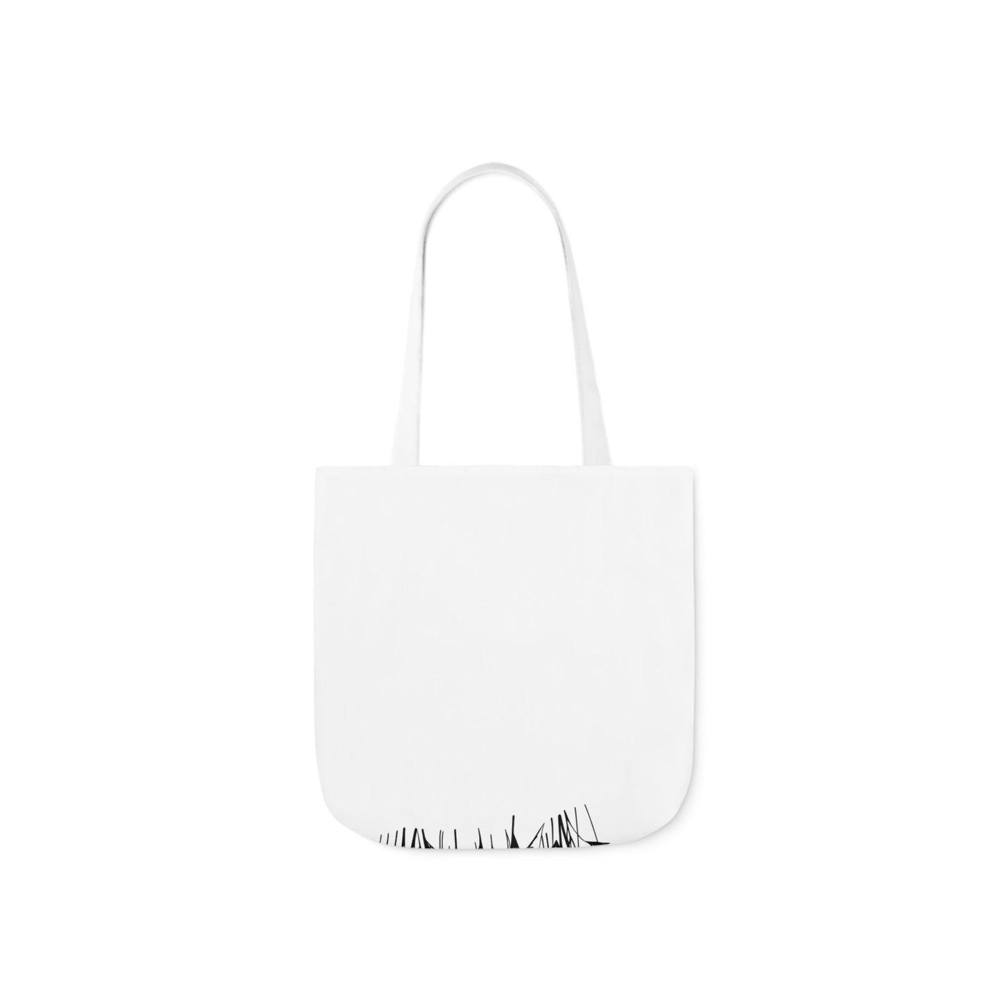 Floral Canvas Tote Bag with 5-Color Straps - Stylish &amp; Eco-Friendly 