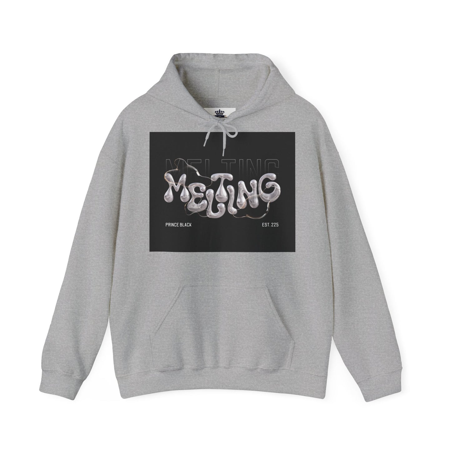 Melting Graphic Unisex Hoodie - Cozy Streetwear Essential