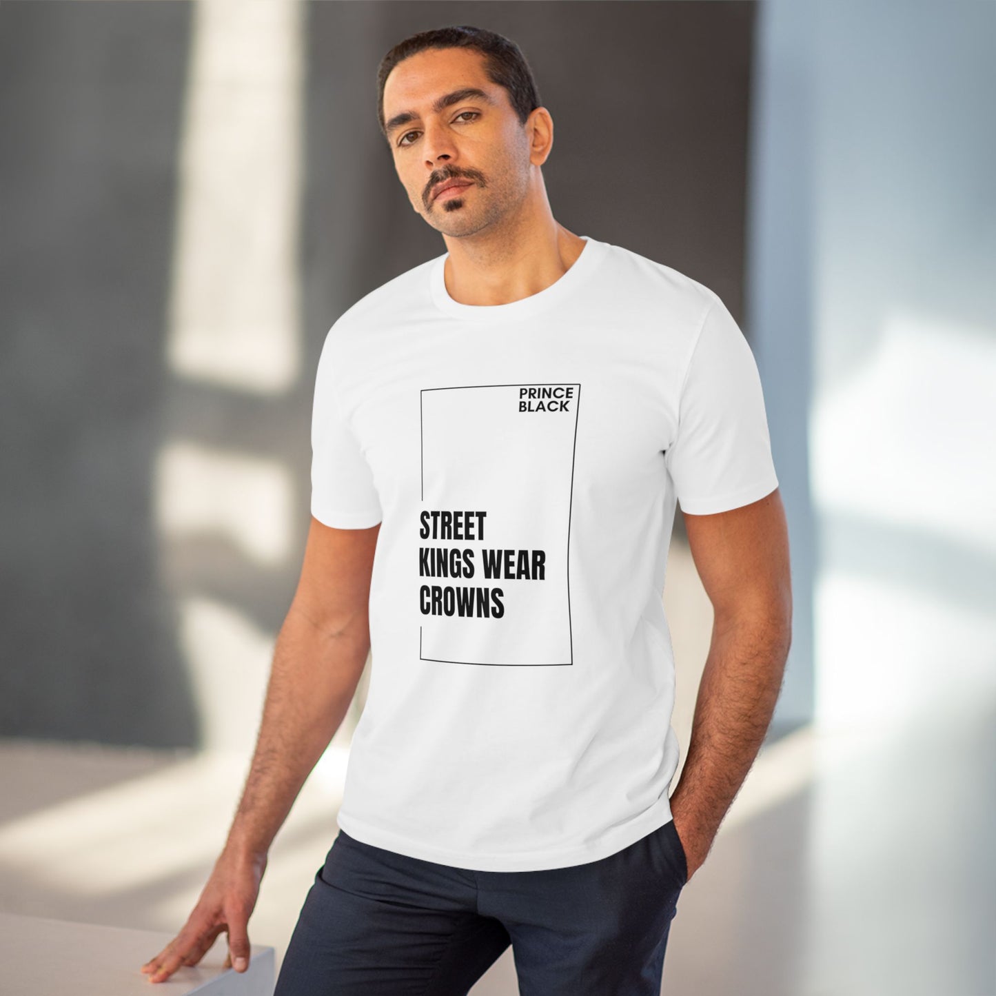 Street Kings Wear Crowns Organic Unisex T-Shirt - Bold Graphic Tee