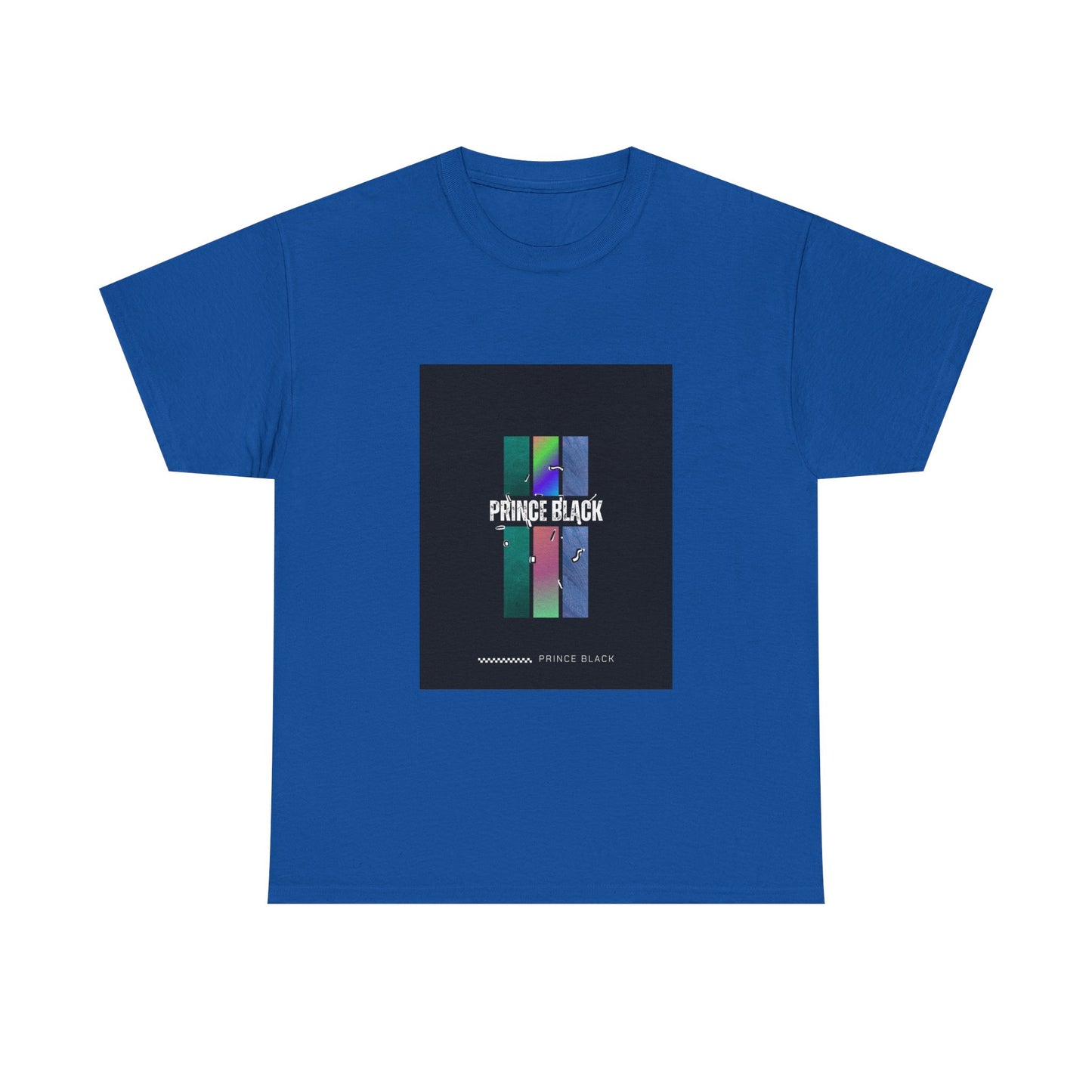 Heavy Cotton Tee - Vibrant 'PRINCE BLACK' Graphic Tee for Music Lovers