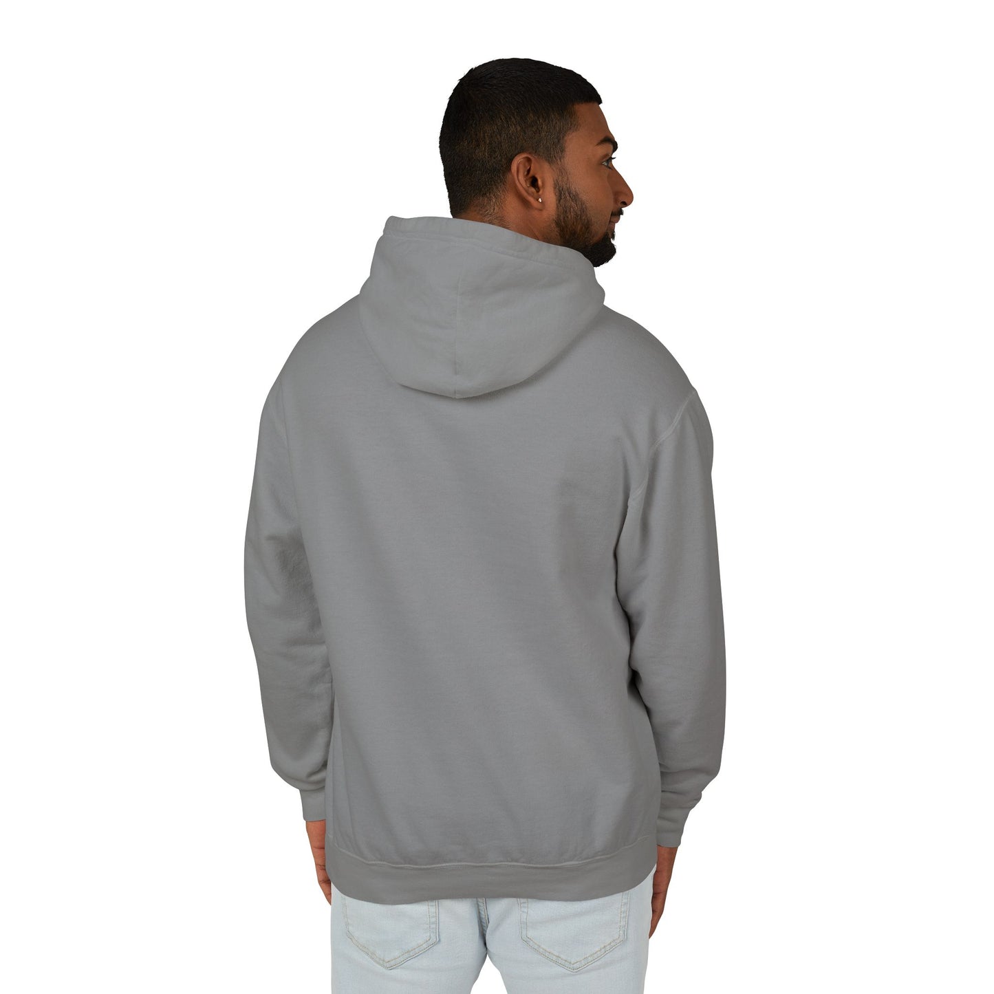 Unisex Lightweight Hooded Sweatshirt - 'Prince Black' Graphic Design