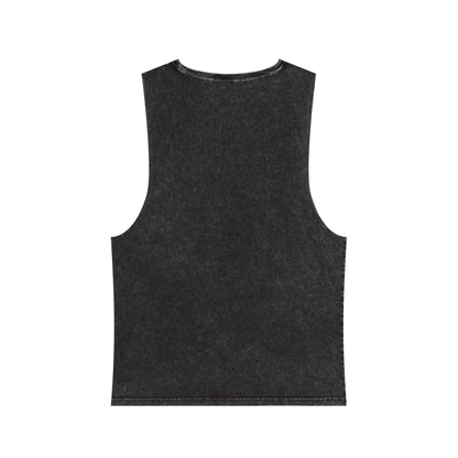 Unisex Stonewash Tank Top - Casual Vintage Style