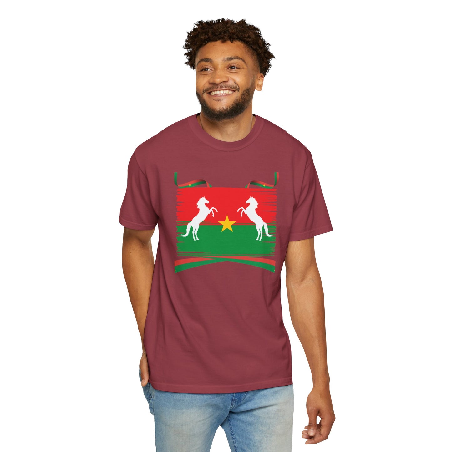 Burkina Faso T-Shirt with Cameroonian Flag Design – Celebrate Your Heritage!