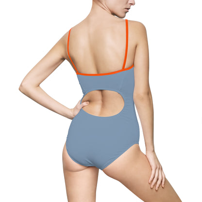 Elegant Floral Women's One-Piece Swimsuit - Perfect for Beach &amp; Pool Days 