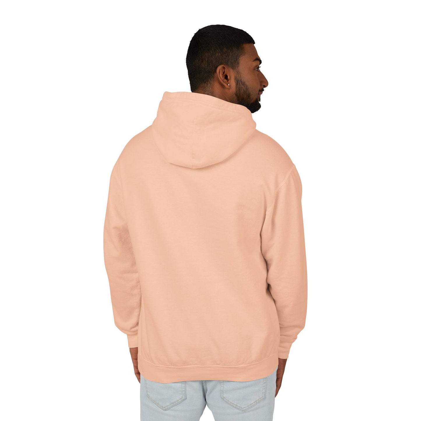Unisex Lightweight Hooded Sweatshirt - 'Prince Black' Graphic Design