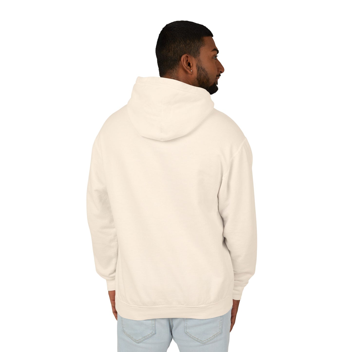 Unisex Lightweight Hooded Sweatshirt - 'Prince Black' Graphic Design