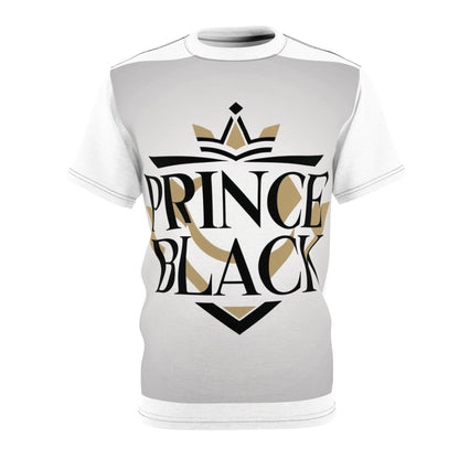Royal Prince Black Unisex Tee | Stylish Cut & Sew Design for Fashion Lovers