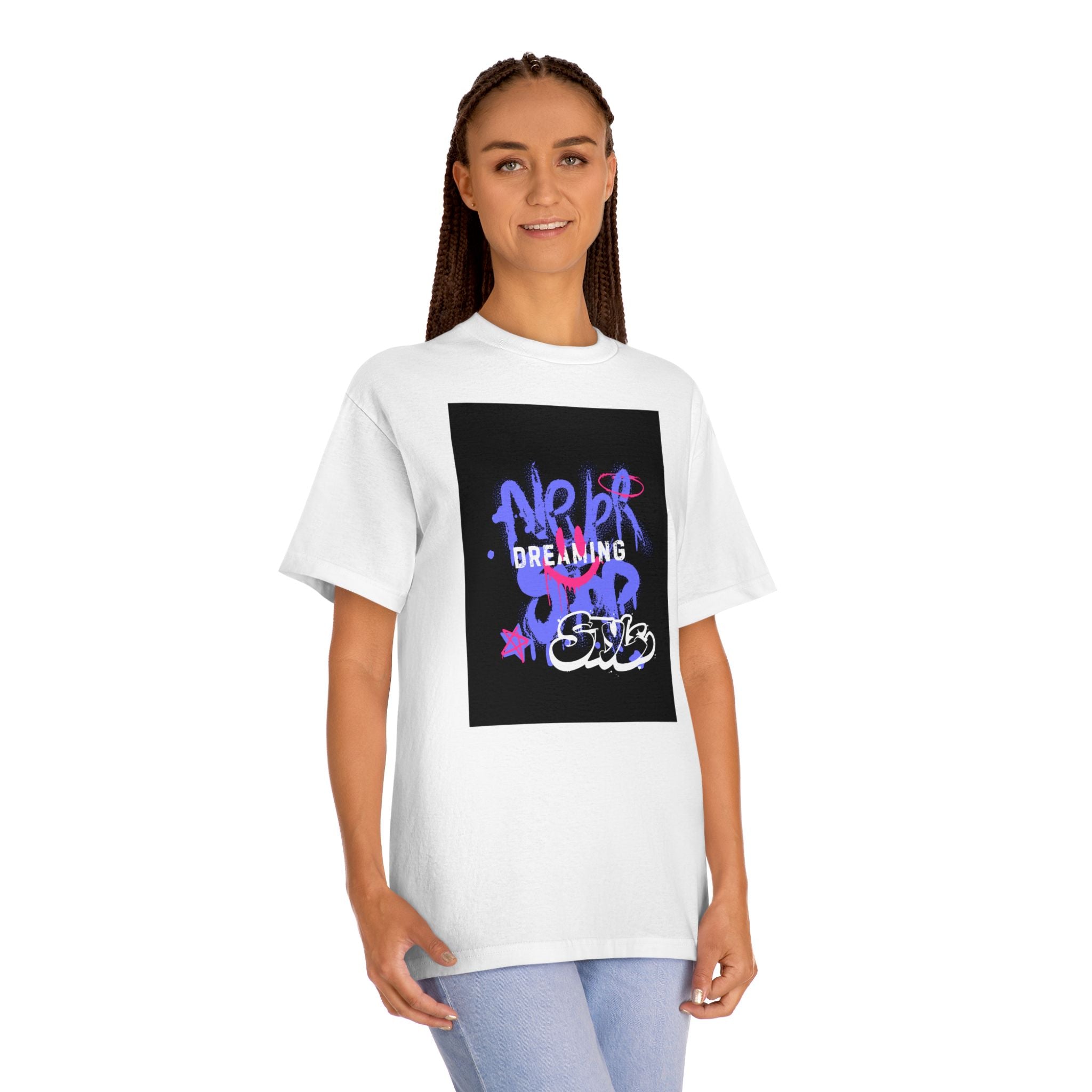 Unisex Classic Tee - 'Never Stop Dreaming' Graphic T-Shirt for Inspirational Style
