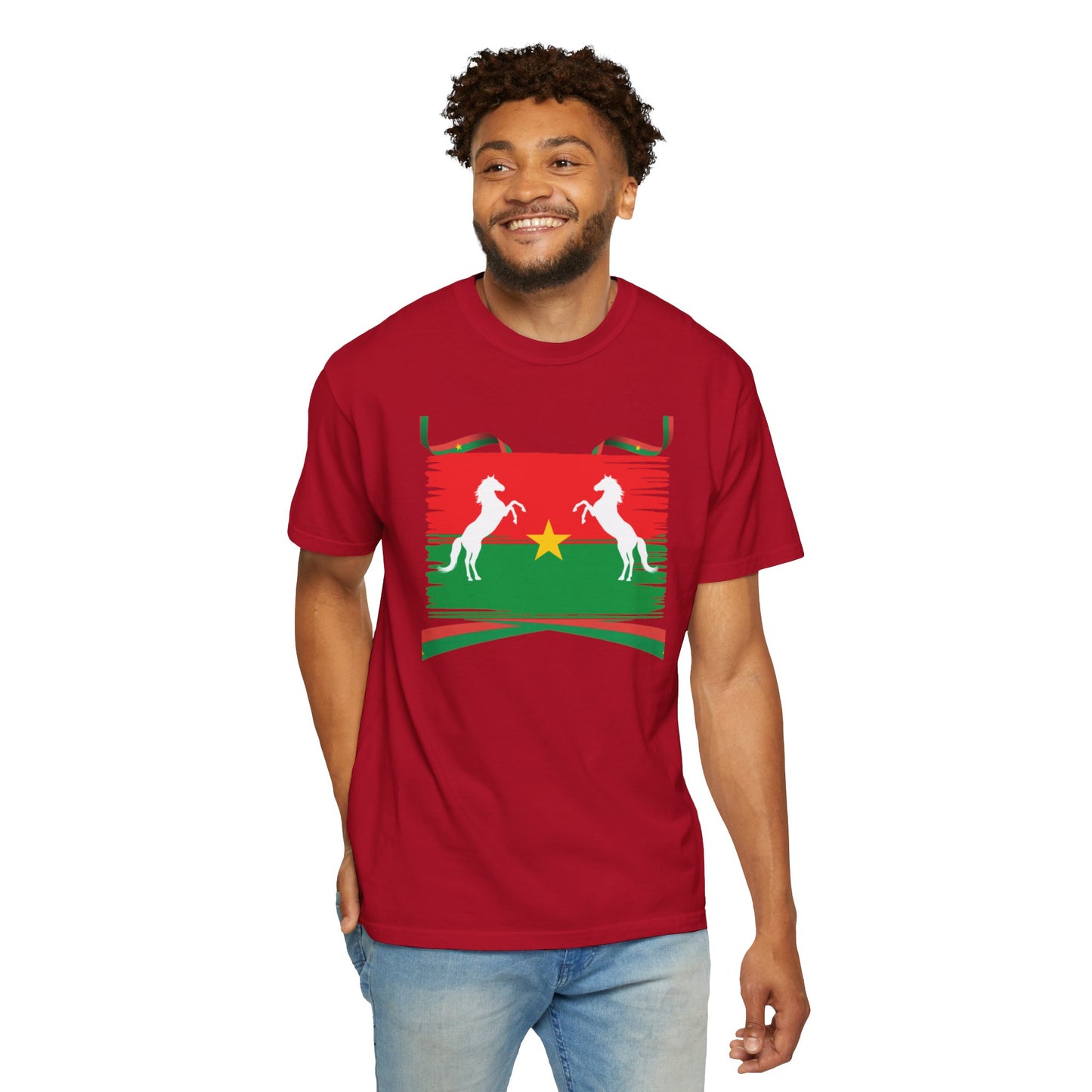 Burkina Faso T-Shirt with Cameroonian Flag Design – Celebrate Your Heritage!