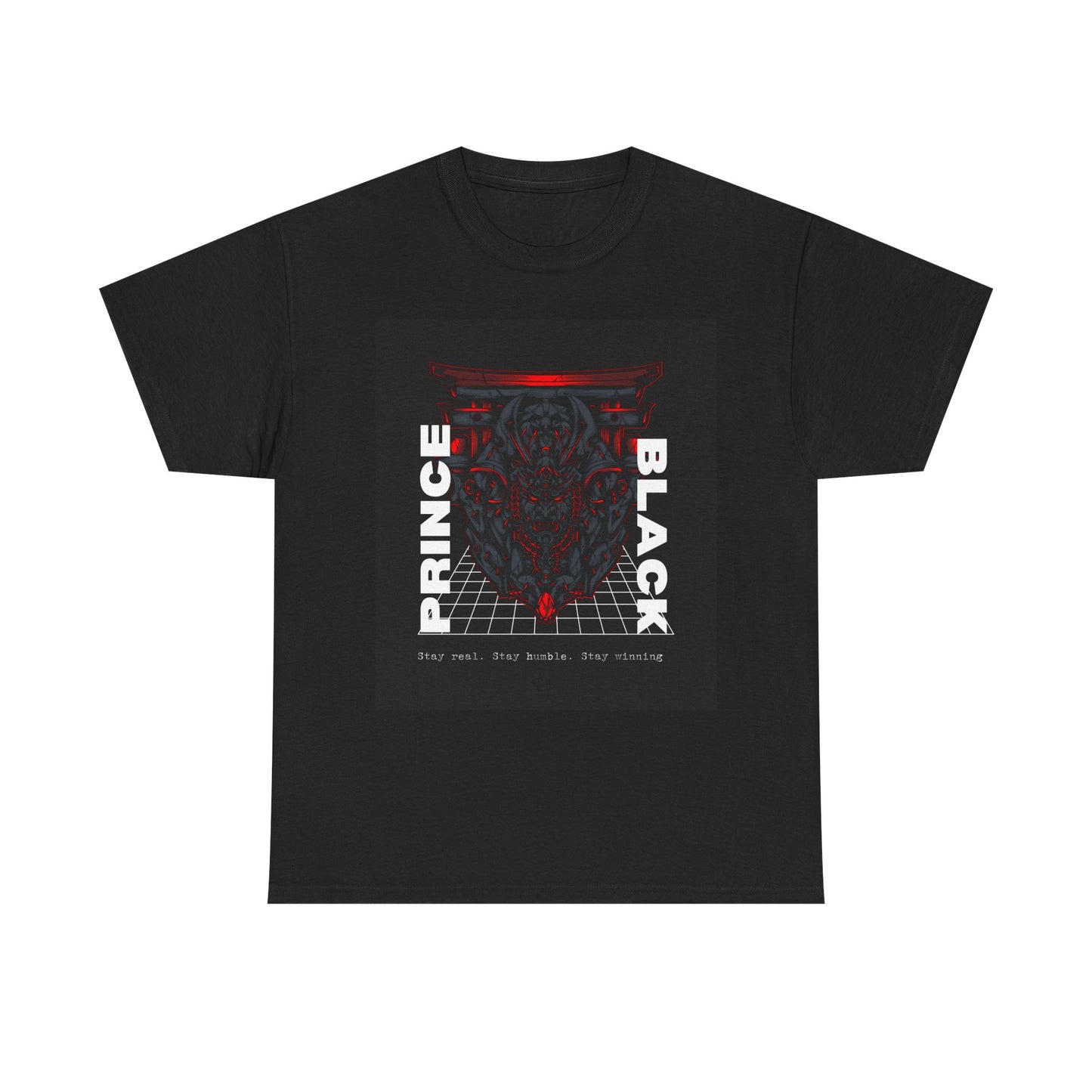 Heavy Cotton Tee - Stay Real Stay Humble Graphic Shirt