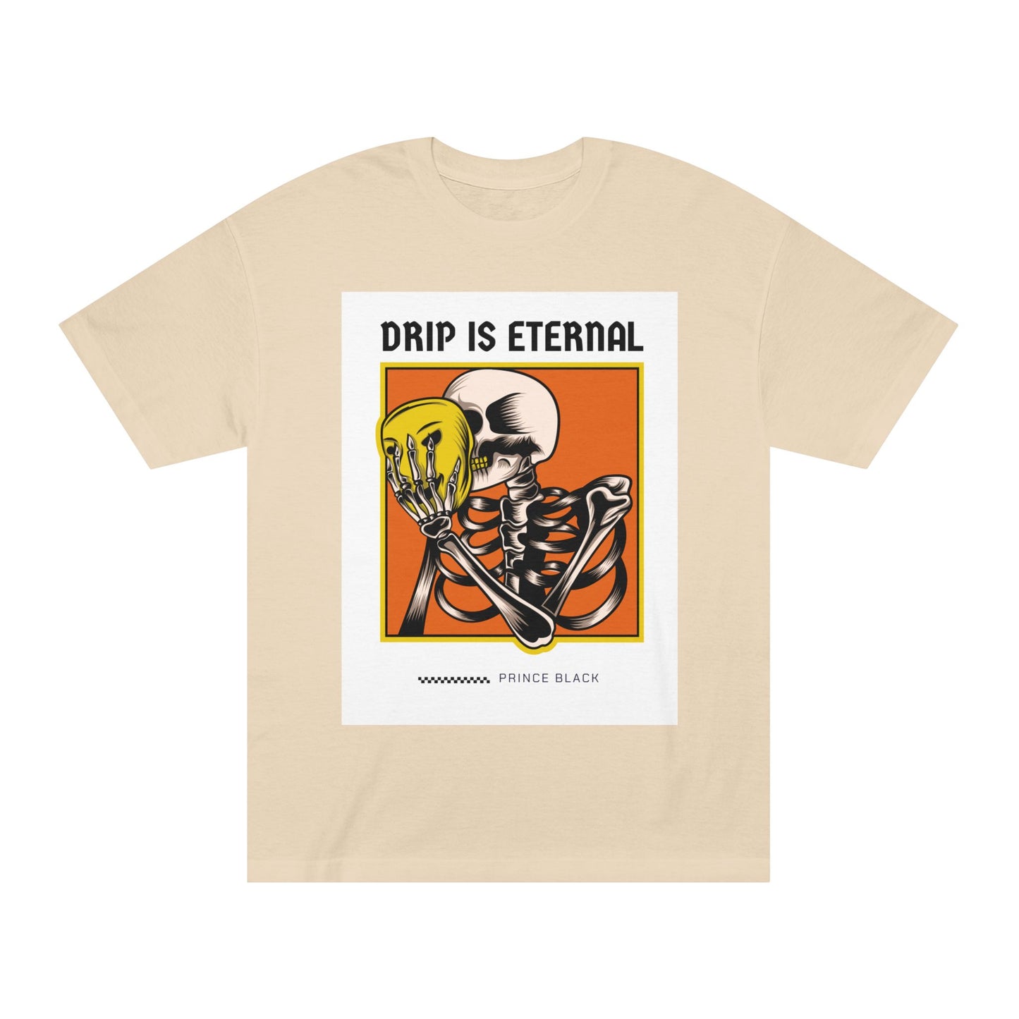 Skeleton Drip Is Eternal Unisex Classic Tee - Trendy Graphic Tee for Casual Style