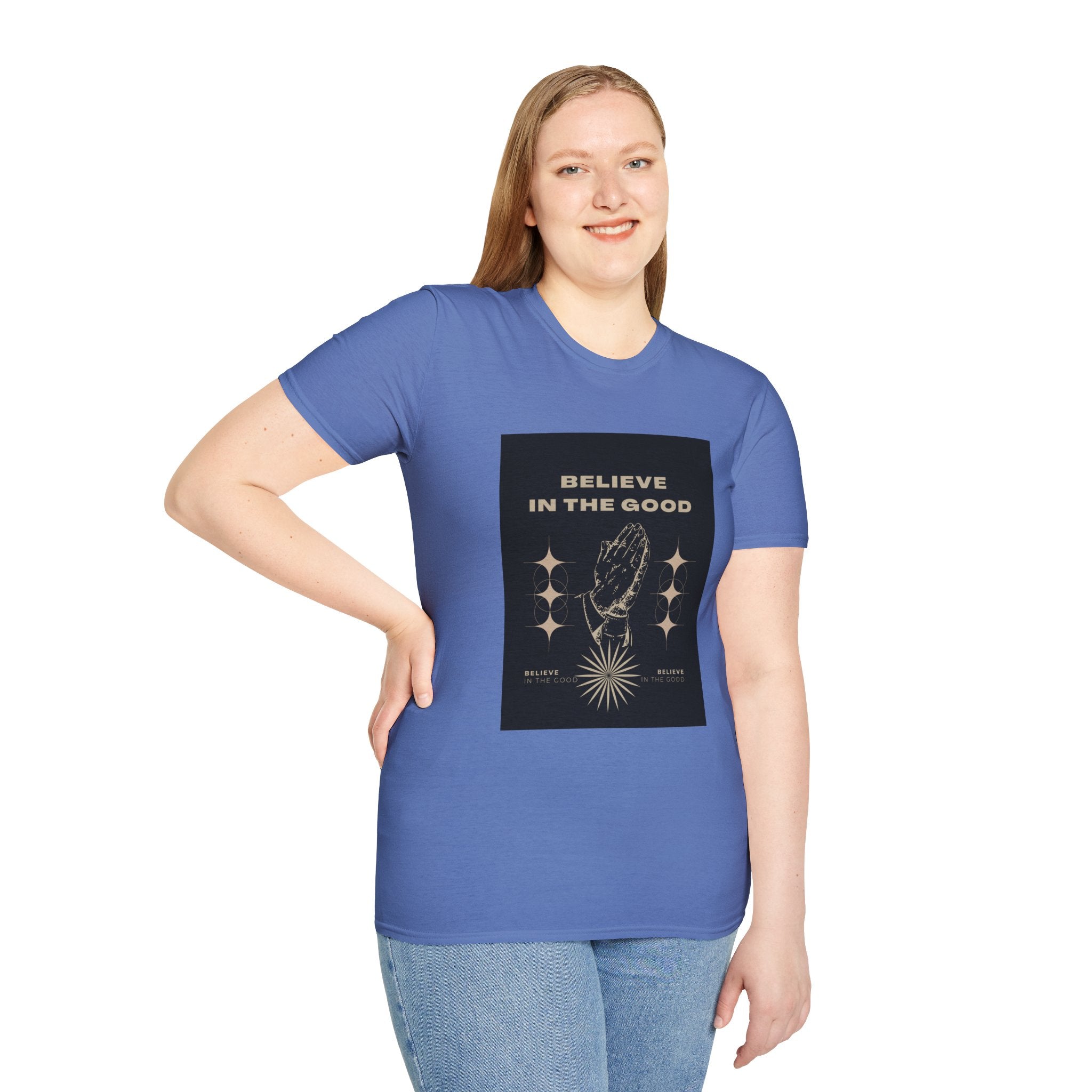 Believe in the Good Unisex Softstyle T-Shirt - Inspirational Graphic Tee