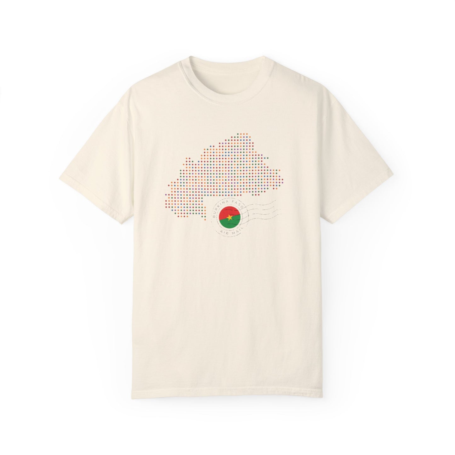 Burkina Faso T-Shirt with Artistic Flag Design - Perfect for Celebrations and Everyday Wear