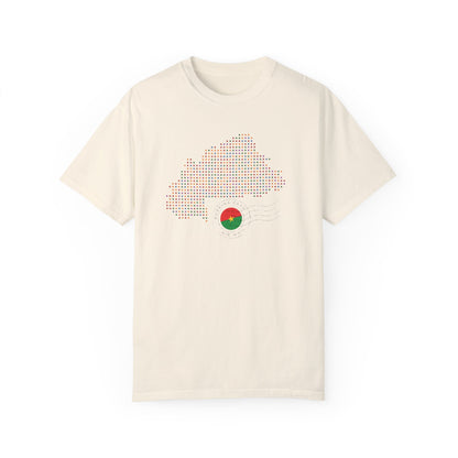 Burkina Faso T-Shirt with Artistic Flag Design - Perfect for Celebrations and Everyday Wear