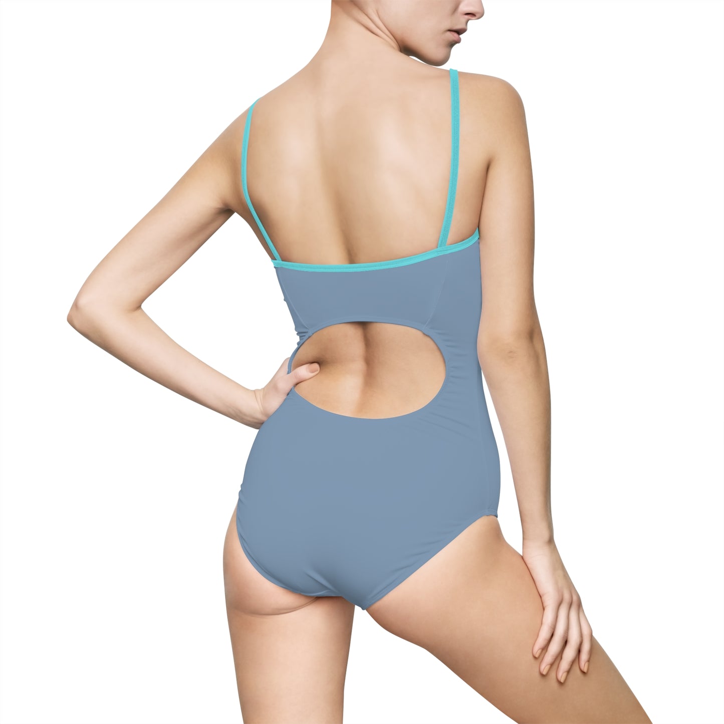 Elegant Floral Women's One-Piece Swimsuit - Perfect for Beach &amp; Pool Days 