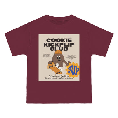 Cookie Kickflip Club T-Shirt - Fun Skateboarding Tee for Kids & Teens