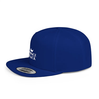 Stylish Prince Black Flat Bill Snapback Hat for Fashion-Forward Individuals