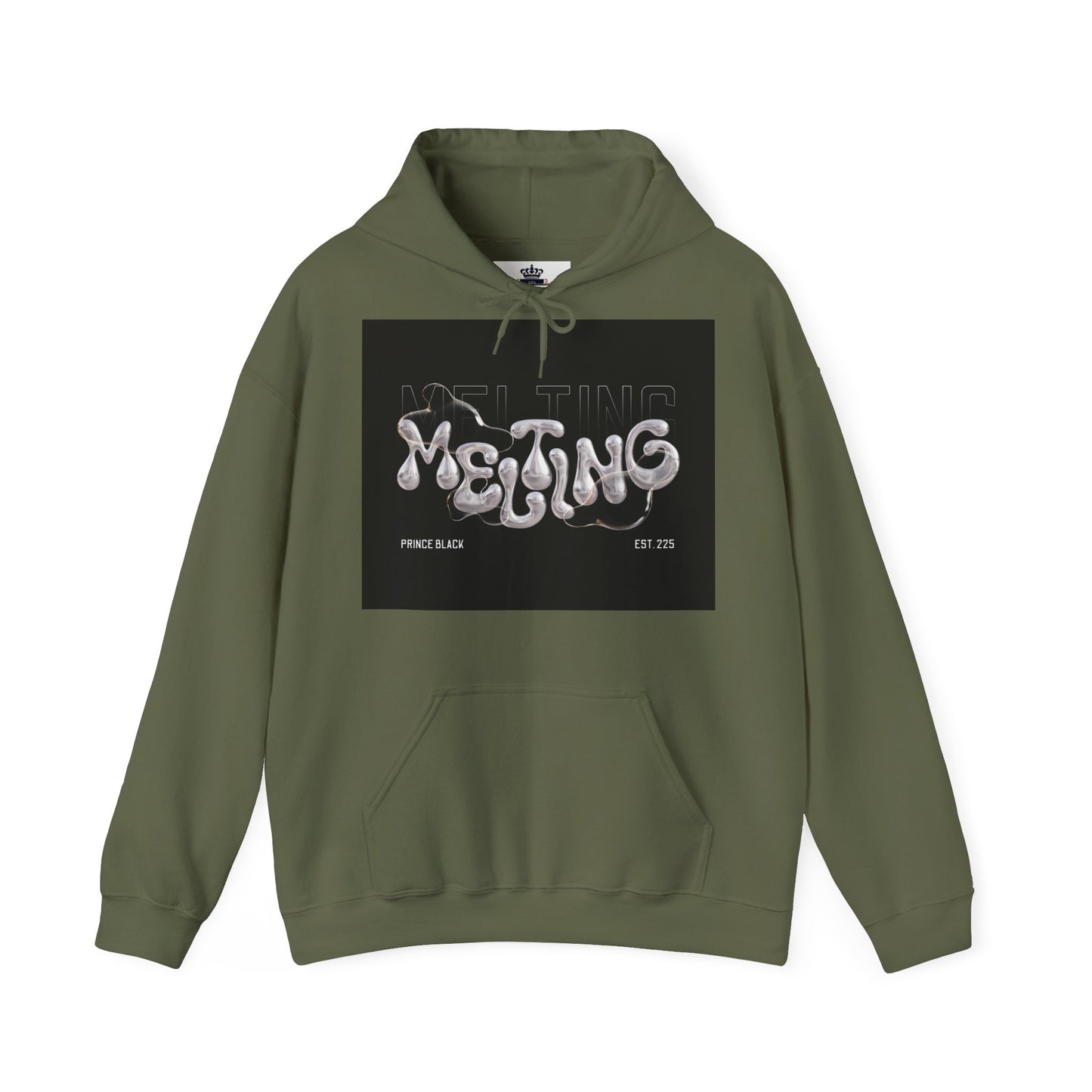 Melting Graphic Unisex Hoodie - Cozy Streetwear Essential
