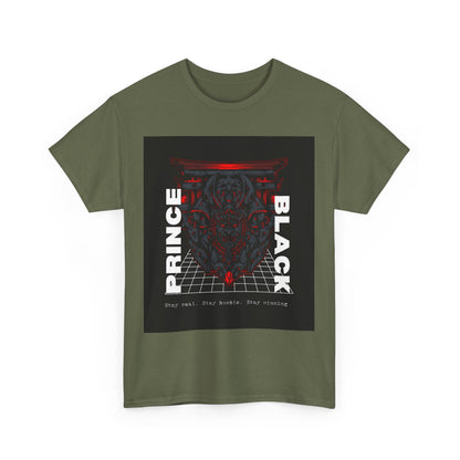 Heavy Cotton Tee - Stay Real Stay Humble Graphic Shirt