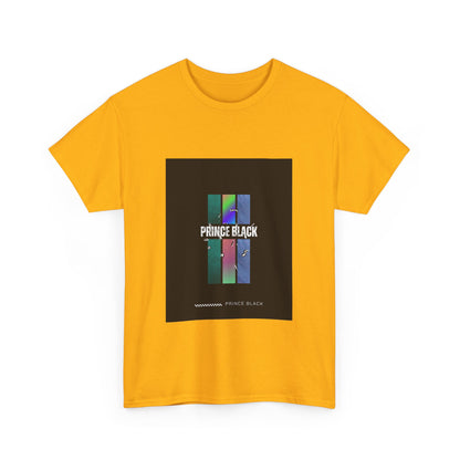 Heavy Cotton Tee - Vibrant 'PRINCE BLACK' Graphic Tee for Music Lovers