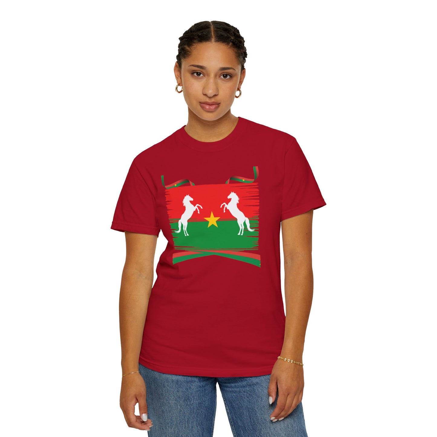 Burkina Faso T-Shirt with Cameroonian Flag Design – Celebrate Your Heritage!